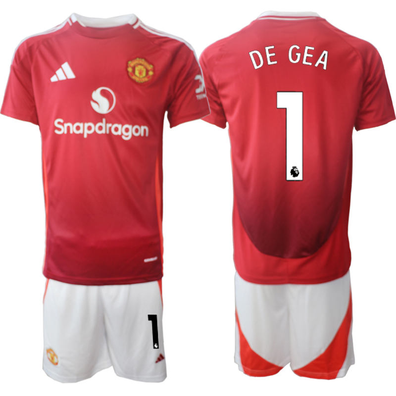 Men 2024-2025 Club Manchester United home Red #1 Soccer Jersey->manchester united jersey->Soccer Club Jersey